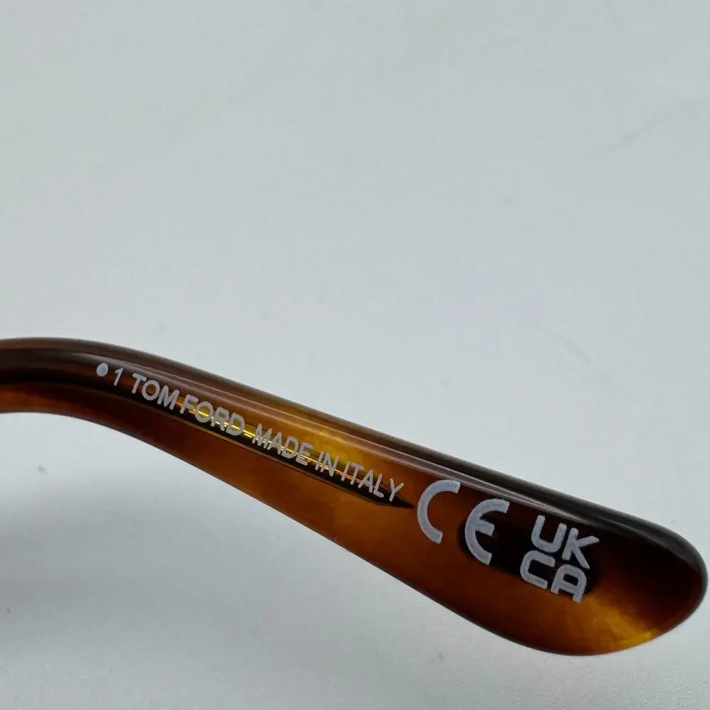 Tom Ford Eyeglasses Frame TF6061-B 055 Havana Brown Round 50-23-145 New